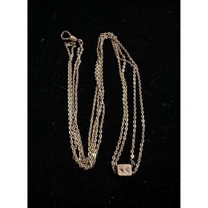 Antique Victorian Lady's Pocketwatch Chain w/ Slide B&D